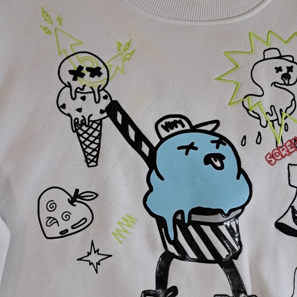 Screenshotbrand Mens Urban Hip Hop Premium Fleece Sweatshirt Sz Large - Picture 2 of 15